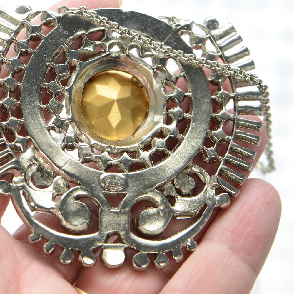 Vintage Kenneth Jay Lane Kjl Crystal & Pearl Drop… - image 6